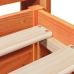 Estructura de cama sin colchón madera de pino marrón 90x200 cm