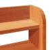 Estructura de cama sin colchón madera maciza marrón 120x190 cm