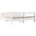 Cama sin colchón madera maciza de pino blanca 180x200 cm