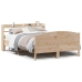 Estructura de cama sin colchón madera maciza de pino 120x190 cm
