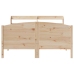 Estructura de cama sin colchón madera maciza de pino 120x190 cm