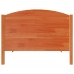 Estructura de cama sin colchón madera de pino marrón 90x200 cm