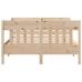 Estructura de cama sin colchón madera de pino blanca 140x200 cm