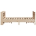 Estructura de cama sin colchón madera de pino blanca 140x200 cm
