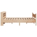 Estructura de cama con cabecero madera maciza pino 120x200 cm