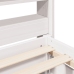 Estructura cama sin colchón madera maciza pino blanca 100x200cm