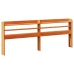 Estructura de cama sin colchón madera maciza marrón 120x190 cm
