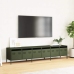 Mueble TV acero laminado en frío verde oliva 202x39x43,5 cm