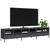 Mueble de TV acero laminado en frío antracita 202x39x43,5 cm