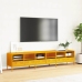 Mueble TV acero laminado en frío amarillo mostaza 202x39x43,5cm