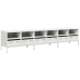 Mueble para TV acero laminado en frío blanco 202x39x43,5 cm