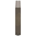 Patas de mesa centro forma U 2uds acero natural 50x(30-31) cm