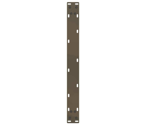 Patas de mesa centro forma U 2uds acero natural 70x(30-31) cm