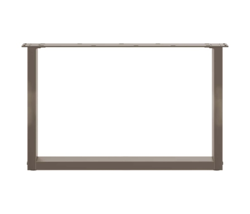 Patas para mesa de centro en forma de U 2 uds antracita acero