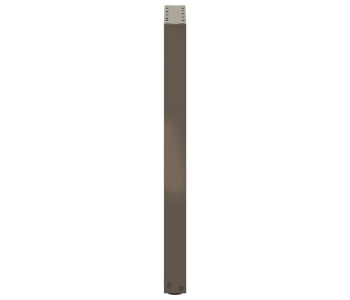 Patas mesa centro forma U 2uds acero natural 38x(72-73)cm acero