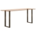Patas mesa centro forma U 2uds acero natural 38x(72-73)cm acero