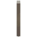 Patas para mesa comedor forma U 2uds acero natural 50x(72-73)cm