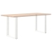 Patas de mesa de centro forma U 2uds acero blanco 70x(72-73) cm