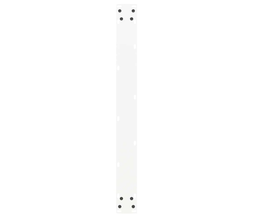 Patas de mesa de centro forma U 2uds acero blanco 80x(72-73) cm