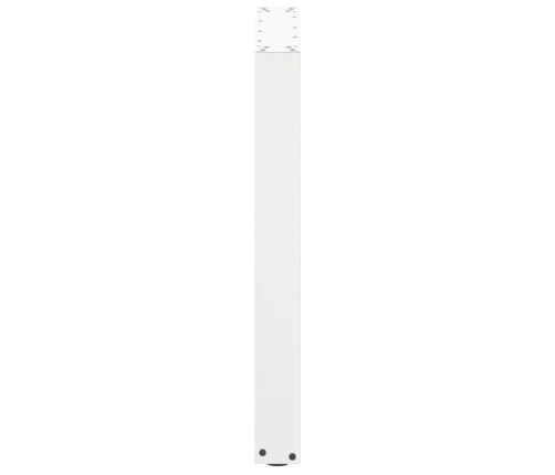 Patas para mesa centro forma U 3 uds blanco 70x(72-73) cm acero