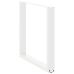 Patas para mesa centro forma U 3 uds blanco 80x(72-73) cm acero