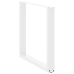 Patas para mesa centro forma U 3 uds blanco 90x(72-73) cm acero