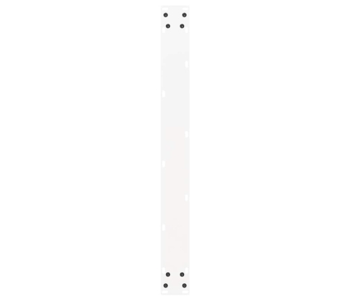 Patas para mesa centro forma U 3 uds blanco 90x(72-73) cm acero