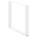 Patas para mesa comedor forma U 2uds acero blanco 100x(72-73)cm