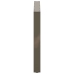 Patas mesa comedor forma U 3uds acero natural 100x(72-73) cm