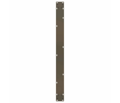 Patas mesa comedor forma U 3uds acero natural 100x(72-73) cm
