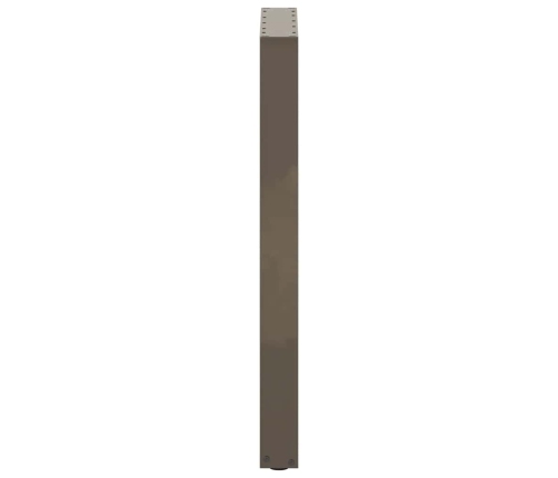 Patas de mesa centro forma U 2uds acero natural 40x(90-91) cm
