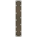 Patas de mesa centro forma U 2uds acero natural 40x(90-91) cm