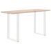 Patas de mesa de centro forma U 2uds acero blanco 60x(90-91) cm