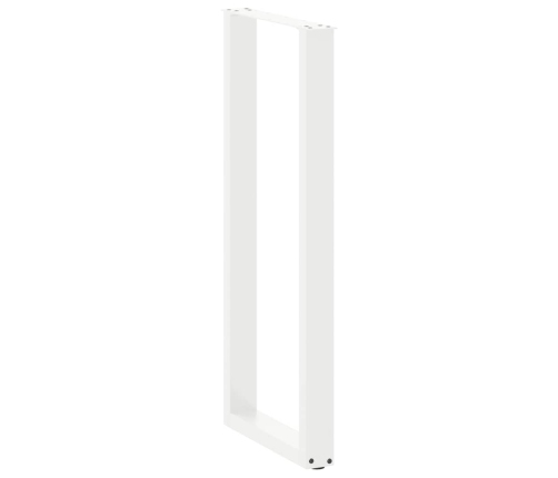 Patas de mesa centro forma U 2uds acero blanco 40x(110-111) cm