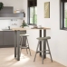 Patas mesa centro forma U 2uds acero antracita 50x(110-111) cm