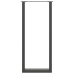 Patas mesa centro forma U 2uds acero antracita 50x(110-111) cm