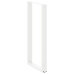 Patas de mesa centro forma U 2uds acero blanco 60x(110-111)cm