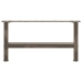 Patas para mesa de centro de acero natural 2 uds 70x(30-31) cm