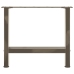 Patas para mesa de centro de acero natural 2 uds 50x(42-43) cm