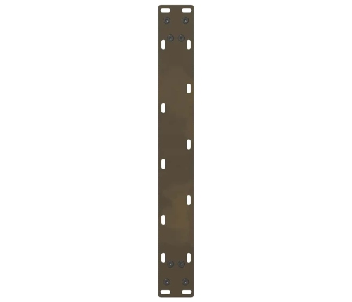 Patas para mesa de centro de acero natural 2 uds 50x(42-43) cm