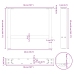 Patas para mesa de centro de acero natural 2 uds 50x(42-43) cm