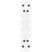Patas de mesa de centro acero blanco 2 uds 38x(72-73) cm
