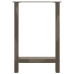 Patas para mesa de centro de acero natural 2 uds 50x(72-73) cm
