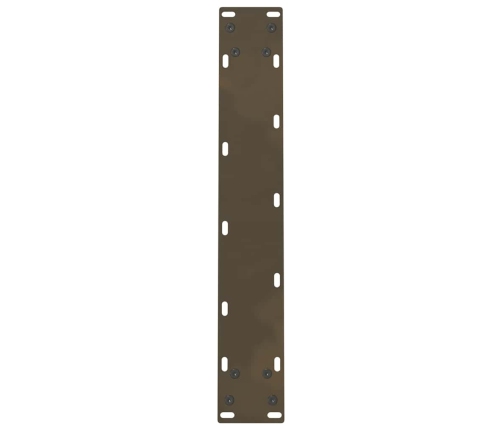 Patas para mesa de centro de acero natural 2 uds 50x(72-73) cm