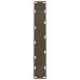 Patas para mesa de centro de acero natural 2 uds 50x(72-73) cm