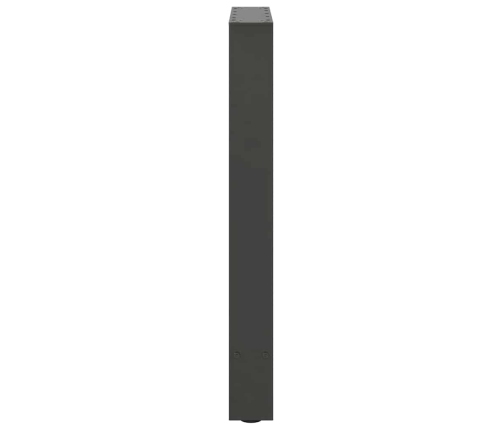 Patas de mesa de centro acero antracita 2 uds 60x(72-73) cm