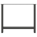 Patas de mesa de centro antracita 2 uds 100x(72-73) cm acero