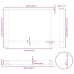 Patas de mesa de centro antracita 2 uds 100x(72-73) cm acero