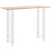 Patas de mesa de centro acero blanco 2 uds 50x(100-101) cm