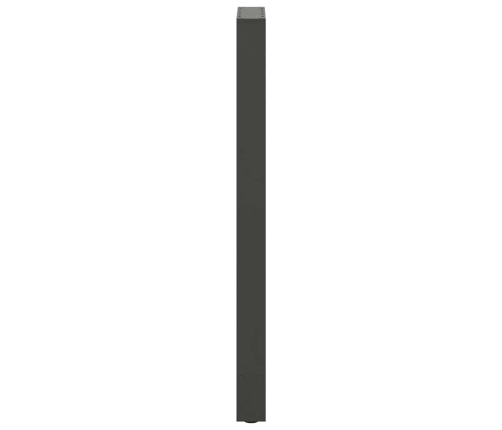Patas de mesa de centro acero antracita 2 uds 40x(110-111) cm